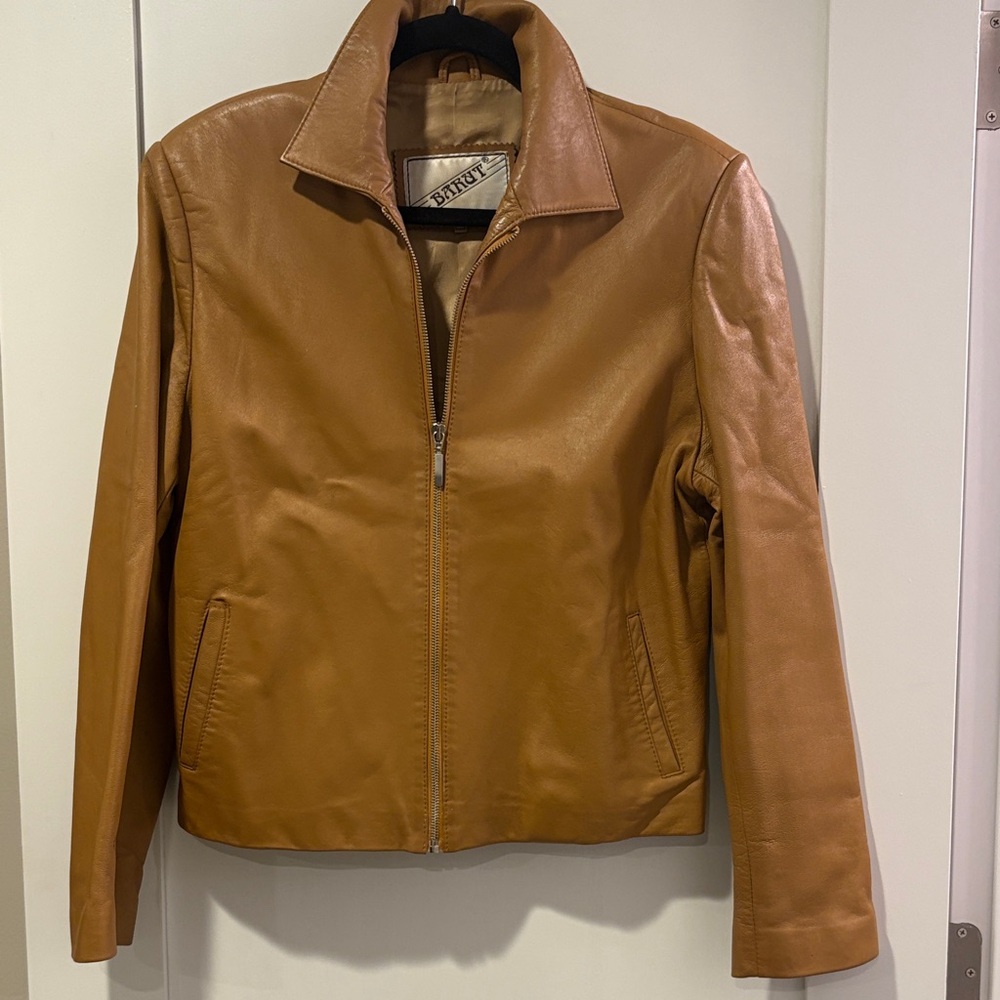 Camel Leather Jacket